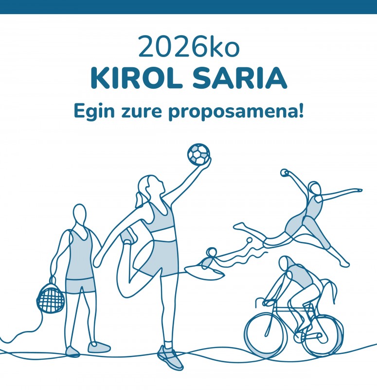 2026ko Kirol Sarirako hautagaiak proposatzeko epea ireki da gaur